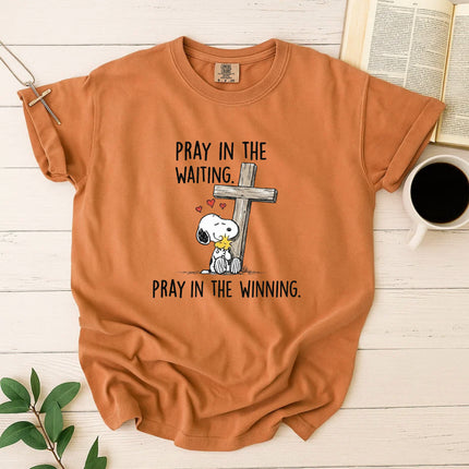 Comfort Colors Pray in the waiting T-Shirt