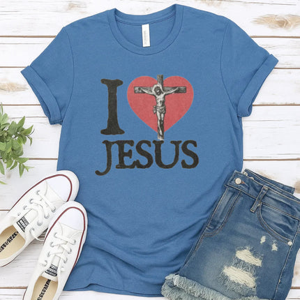 Comfort Colors I Love Jesus Graphic Tee