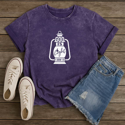 God Is Light Christian T-Shirt
