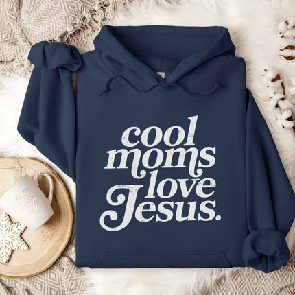 Cool moms love jesus Hoodie