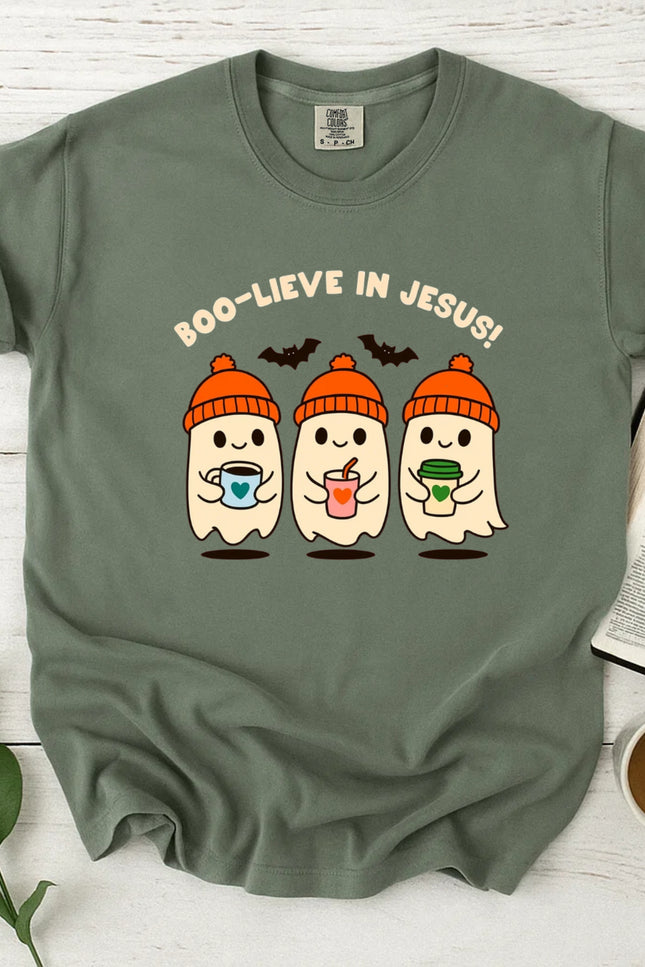 Comfort Colors Boo-lieve in Jesus T-Shirt