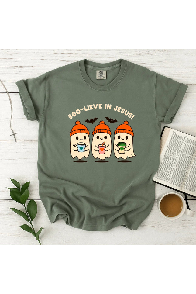 Comfort Colors Boo-lieve in Jesus T-Shirt