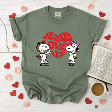 Comfort Colors Jesus Loves Us T-Shirt