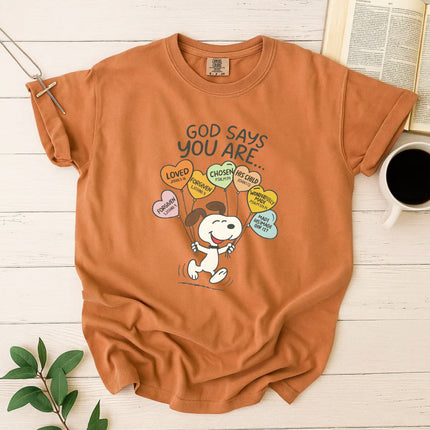 Comfort Colors Snoopy Balloons T-shirt