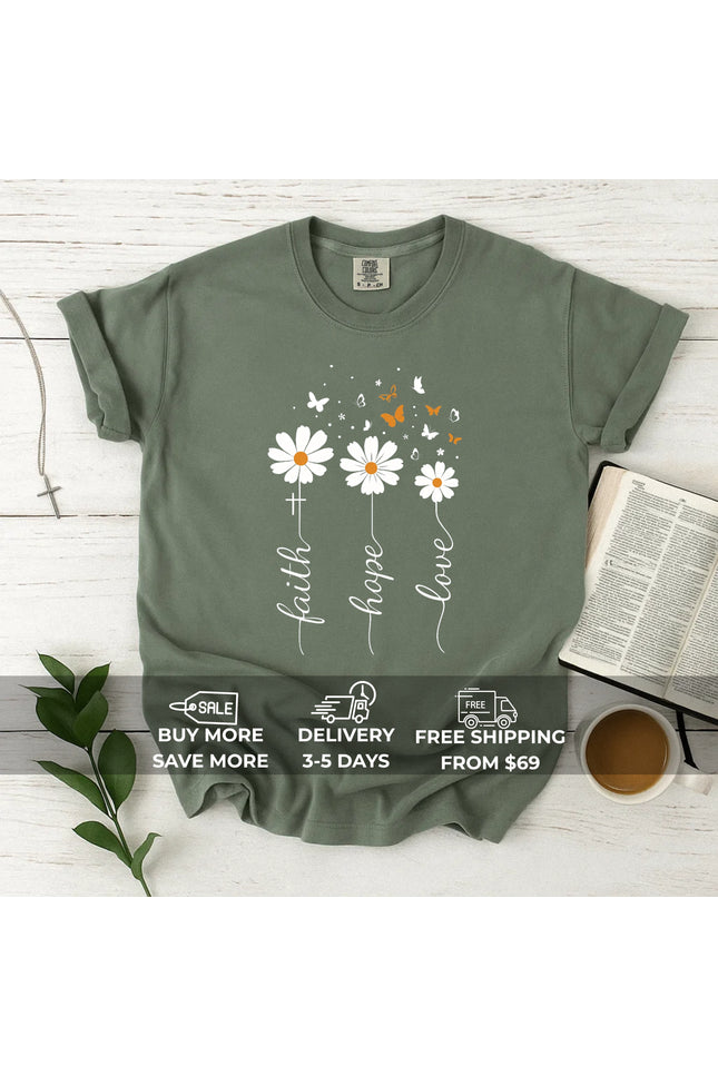 Comfort Colors Spread Faith Hope Love T-Shirt
