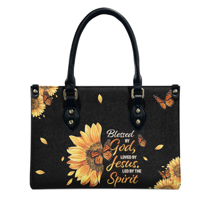 Led by the Spirit Leather Handbag