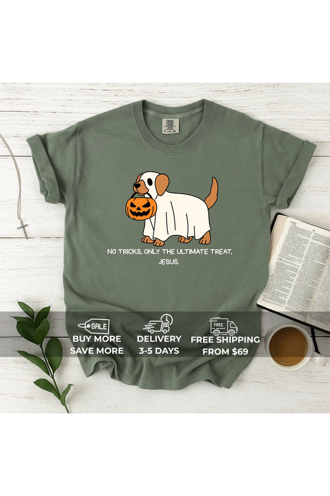 Comfort Colors No Trick with Dog T-Shirt