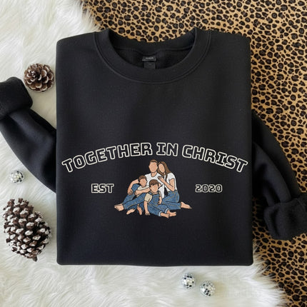 Together In Christ Embroidered Sweatshirt
