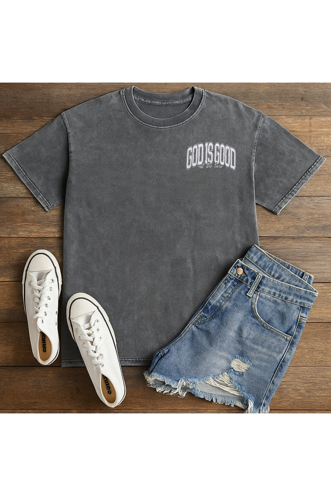Curvy God Is Good All The Time T-Shirt