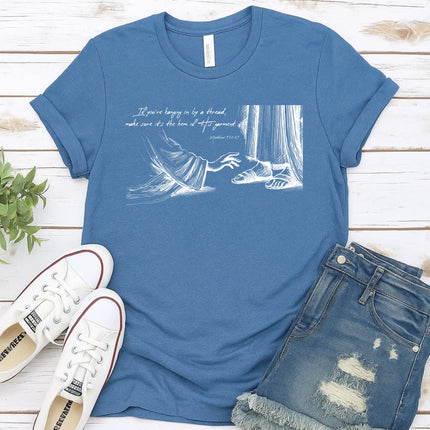 Comfort Colors Hem of His Garment Bible Verse Tee
