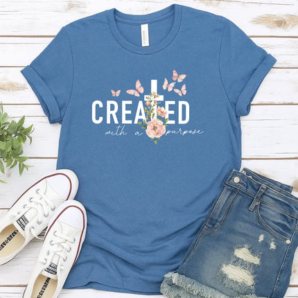 Comfort Colors “Created with Purpose” Graphic Tee