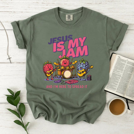 Comfort Colors Jesus Is My Jam Band Music T-Shirt