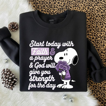 Start today with Faith Sweatshirt