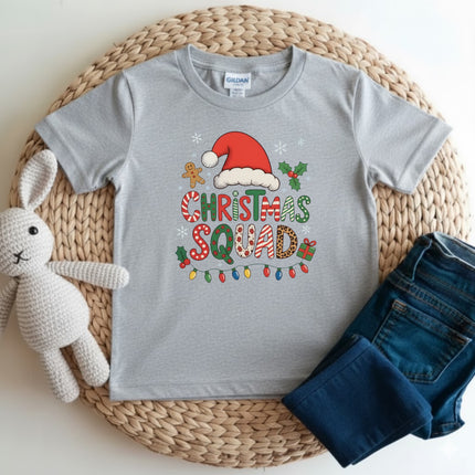 Christmas Squad Christmas T-Shirt for Kids