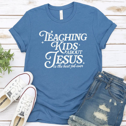Comfort Colors Teaching Kids About Jesus Graphic Tee