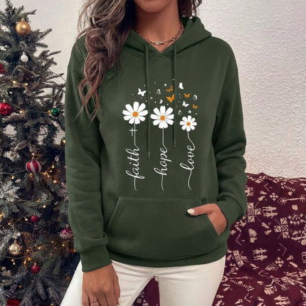 Faith Hope Love Gildan Hoodie