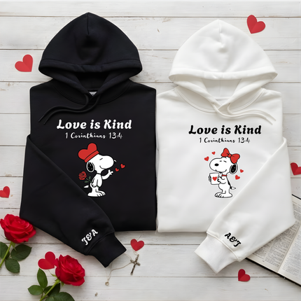 Love is Kind Hoodie - Snoopy