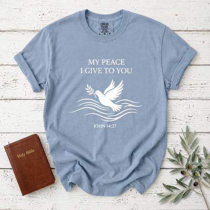 Comfort Colors My Peace I Give To You Dove T-Shirt