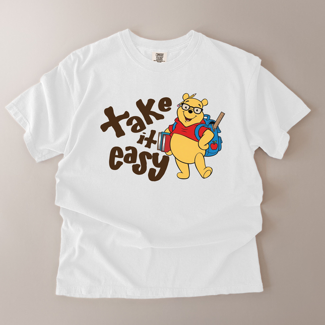 Comfort Colors Take It Easy Pooh T-Shirt