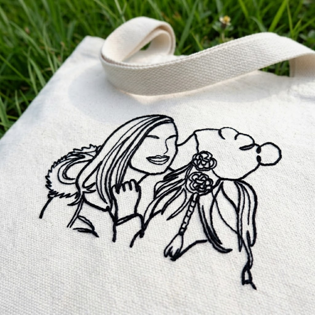 Customized Embroidered Tote Bag
