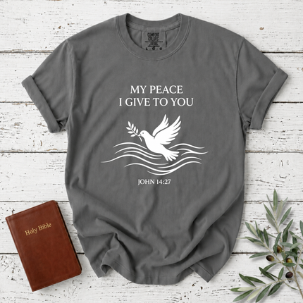 Comfort Colors My Peace I Give To You Dove T-Shirt