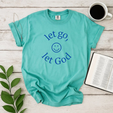 Comfort Colors Let Go, Let God Christian T-Shirt