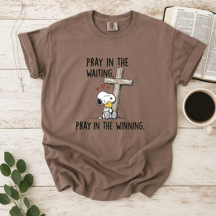 Comfort Colors Pray in the waiting T-Shirt
