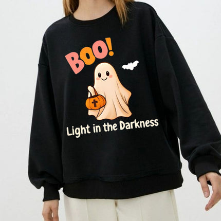 Boo! Light in the Darkness Sweatshirt
