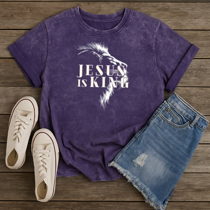 Jesus Is King Christian T-Shirt - Lion Graphic Edition