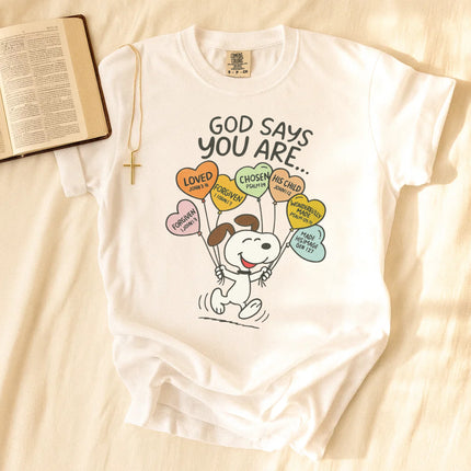 Comfort Colors Snoopy Balloons T-shirt