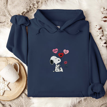 Jesus Loves You Embroidered Hoodie