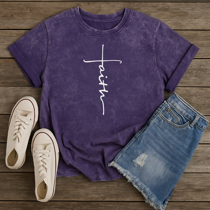 Faith on Cross Christian T-Shirt
