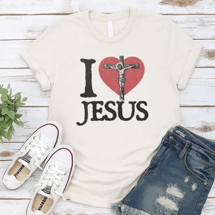 Comfort Colors I Love Jesus Graphic Tee
