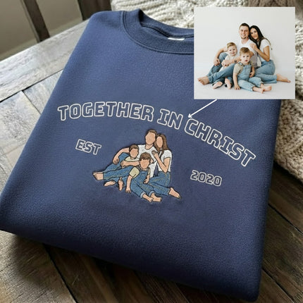 Together In Christ Embroidered Sweatshirt