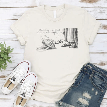 Comfort Colors Hem of His Garment Bible Verse Tee
