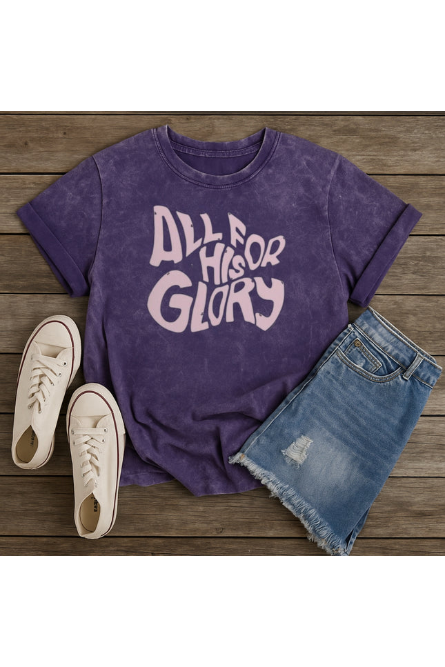 All For His Glory Christian T-Shirt