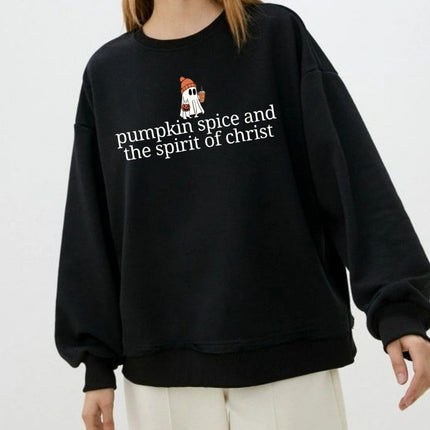 Pumpkin Spice and the Spirit of Christ Sweatshirt