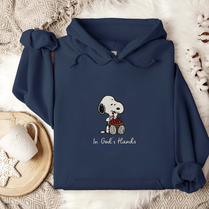 In God's Hand Embroidered Hoodie