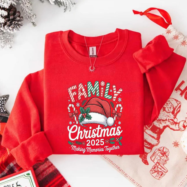 Make Memory Together Christmas Gildan Sweatshirt for Adults