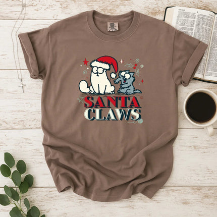 Comfort Colors Santa Claws Christmas T-Shirt