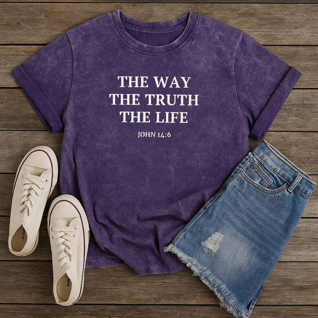 The Way The Truth The Life Christian T-Shirt