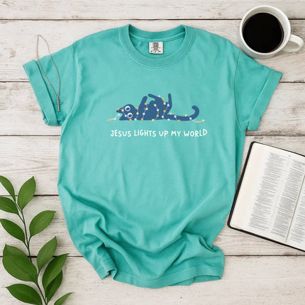 Comfort Colors Jesus Light Up My World T-Shirt