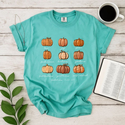 Comfort Colors Buffalo Plaid Pumpkin T-Shirt