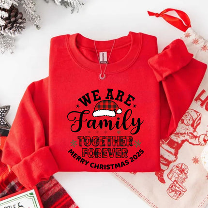 We are family Christmas Gildan Sweatshirt for Adults
