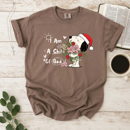 I Am A Child Of God Snoopy Comfort Color T-Shirt