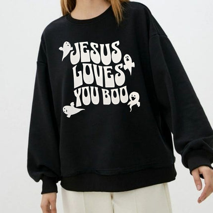 Jesus Loves You Boo Sweatshirt