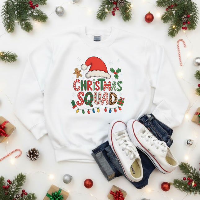 Christmas Squad Christmas Sweatshirt for Kids