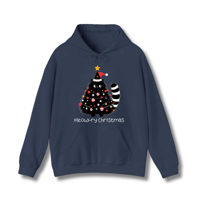 Meow-ry Christmas Hoodie