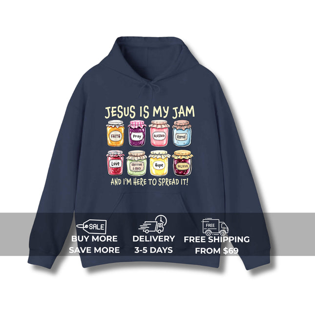 Jesus Is My Jam Gildan Hoodie