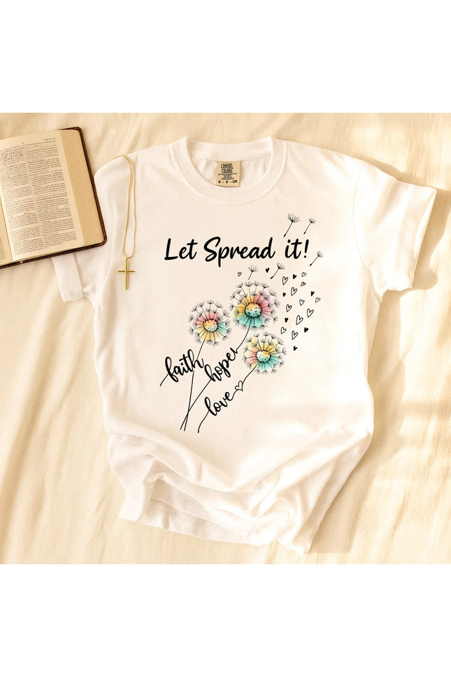 Comfort Colors Dandelion Let Spread It T-shirt